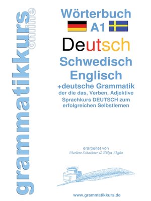 cover image of Wörterbuch A1 Deutsch--Schwedisch--Englisch